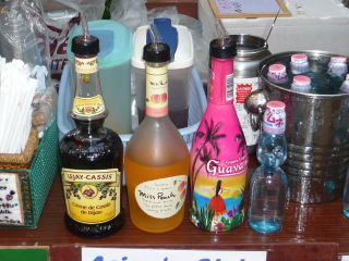 夜市のドリンク